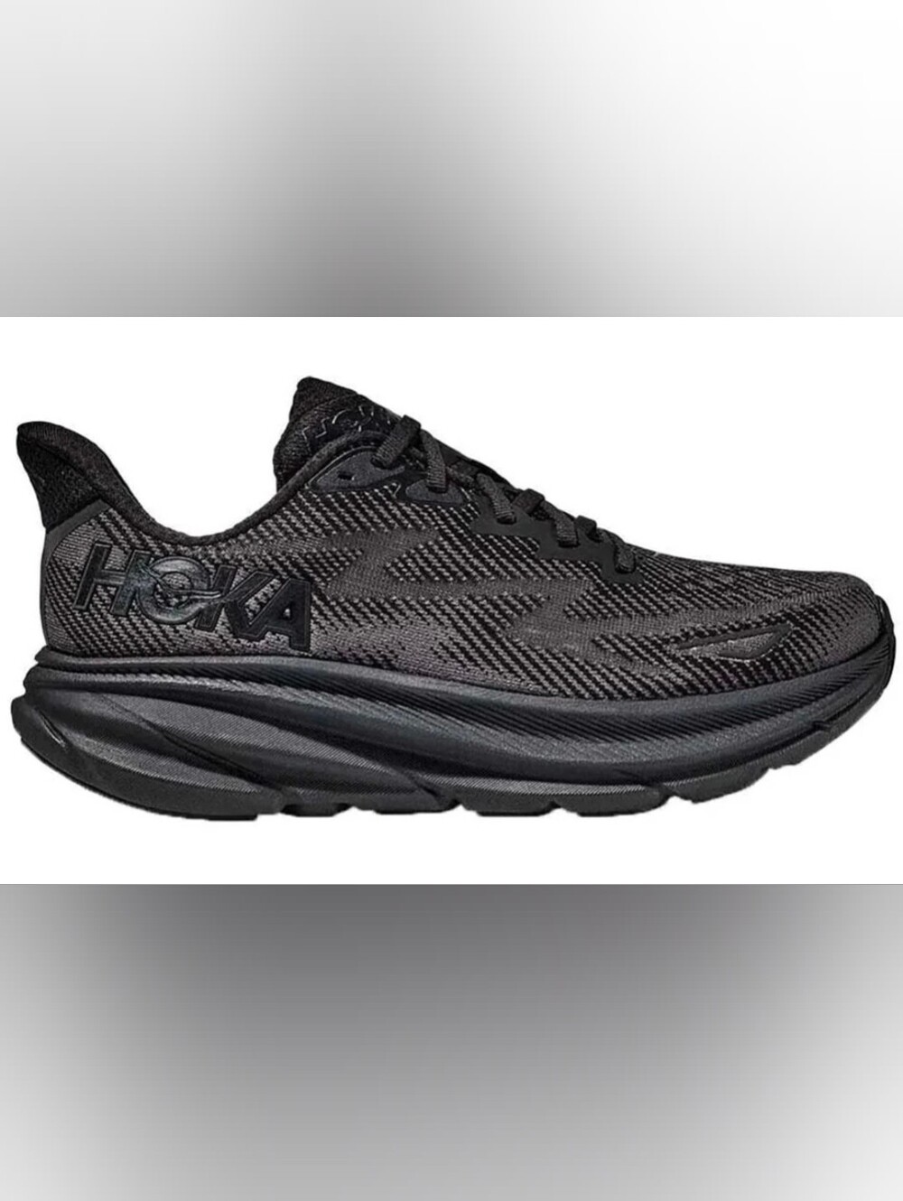 Hoka Clifton 9 Women's Black/Black Size 9